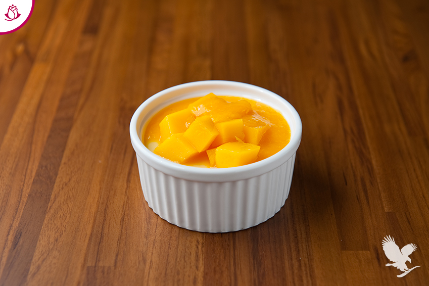 Immagine Mousse al mango e Aloe Vera
