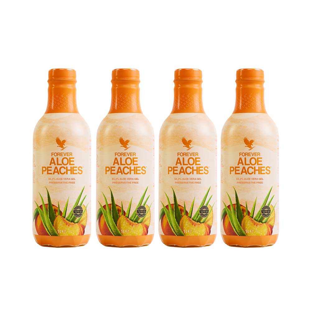 4 PACK ALOE PEACHES