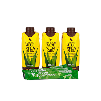 MINI TRIPACK 330ml AVG & FOREVER SUPERGREENS