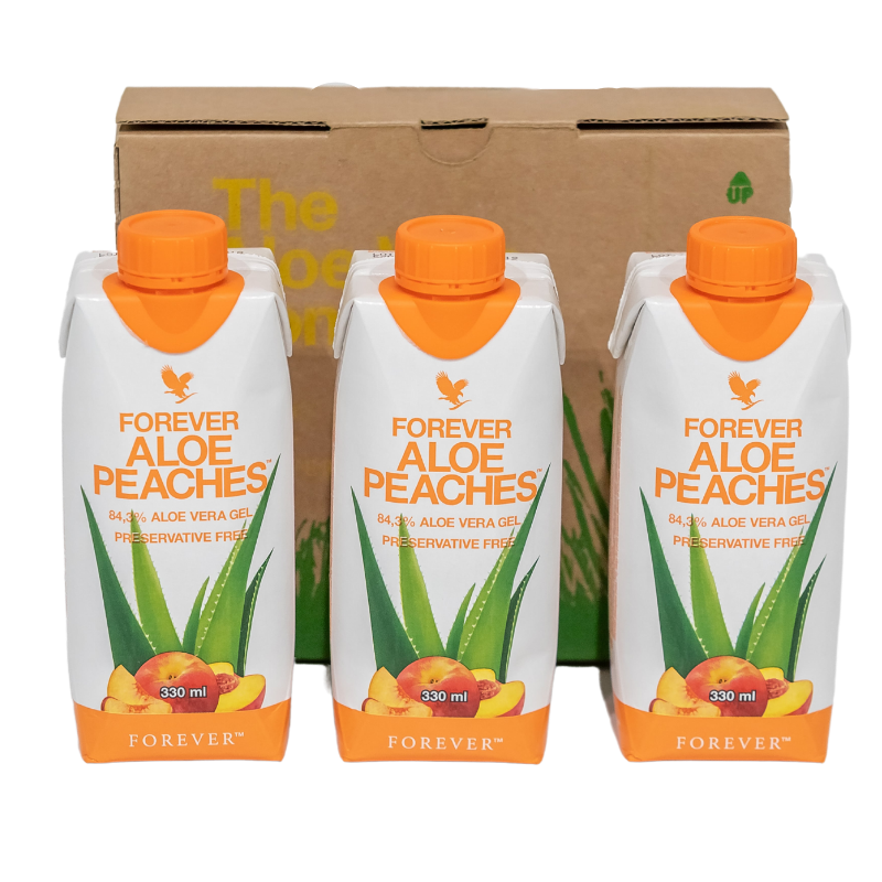 Mini Tripack 330 ml Aloe Peaches